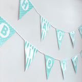 Happy Birthday Banner - Teal - 4.8m