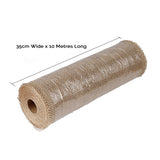 burlap table runner roll 