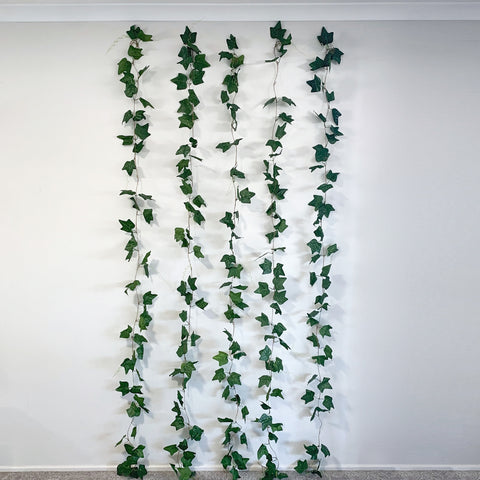 Ivy Leaf Garland x 5 Pack - 2.4m - 52 Leaves