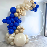 Balloon Garland DIY Kit - Large - 104 Pieces - Blue, Gold & Sand