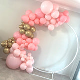 Balloon Garland DIY Kit Large - Fashion & Pastel Pink Gold - 3.8m - 104 Balloons