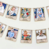 My First Year - Wooden Bunting - Eco Friendly First Birthday