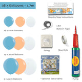 Balloon Garland DIY Kit - Bluey Theme - 1.7m