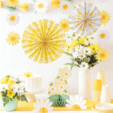 Table Centrepiece Decoration 3 pack  - Sweet Daisy Yellow