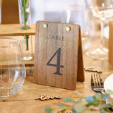 Wooden Table Number Signs