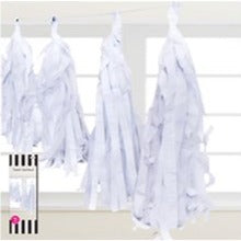 White Tassel Garland - 3m
