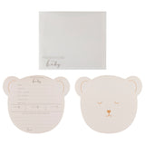 Teddy Bear - Baby Shower Advice & Prediction Cards x 10
