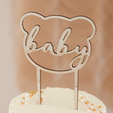 Teddy Bear "Baby" Cake Topper