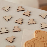 Teddy Bear - Wooden Confetti 13gm - Baby Shower