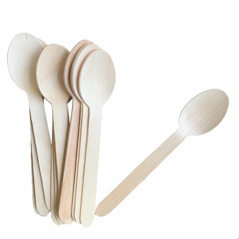 Wooden Spoons - 12 Pack - Plain