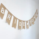 Bride To Be - Burlap Bunting Banner