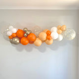 Balloon Garland DIY Kit - Orange, Peach & Gold - 1.7m