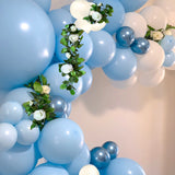 Balloon Garland DIY Kit Large - Blue & White 3.8m - 104 Balloons