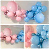 Balloon Garland Arch Kit DIY Pink and Blue Gender Reveal Party Plaza
