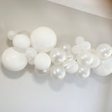 Balloon Arch Garland DIY Kit - White & Pearl - 1.7m