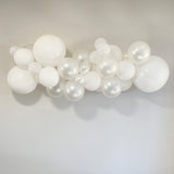 Balloon Arch Garland DIY Kit - White & Pearl - 1.7m