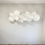 Balloon Arch Garland DIY Kit - White & Pearl - 1.7m