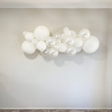 Balloon Garland DIY Kit - Cloud White & Pearl - 1.7m