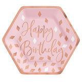 Rose Gold Blush - Party Table Kit - 8 Guests