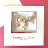 Pink Christmas - Children's Charm Bracelet