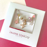 Pink Christmas - Children's Charm Bracelet