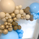 Balloon Garland Arch DIY Kit - Large 3.8m - Blue & Brown