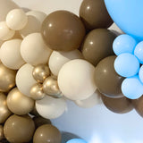 Balloon Garland Arch DIY Kit - Large 3.8m - Blue & Brown