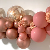 Balloon Garland DIY Kit - Boho Terracotta Rosewood Pink  - 1.7m