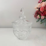 Candy Jar Bowl - Deluxe Crystal Cut Glass - 17.5cmH