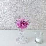 Deluxe Crystal Cut - Candy Jar - 25cmH