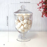 Candy Jar - Bowl Stem - 12cmD x 22.5cmH