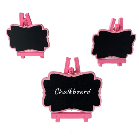 Chalkboard Signs - 3 pack - Pink