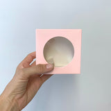 Donut Box - Pink x 4 - 10cm