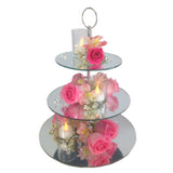 Cupcake Stand - 3 Tier Mirror - 34cmH