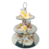Cupcake Stand - 3 Tier Mirror - 34cmH