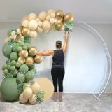 Balloon Garland DIY Kit - Large - 104 Pieces 3.8m - Eucalyptus, Gold & Sand