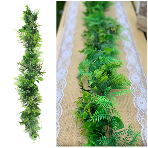 Fern Trail Garland - 80cm - Artificial