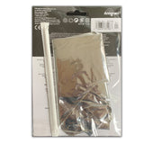 Foil Balloon "PARTY" Silver - DIY Inflation & Self Sealing - 83cm