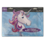Foil Balloon - Pastel Unicorn Head - 84cm