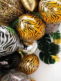 Foil Balloon - Orbz Zebra - 38cm Air Inflate - Self Sealing