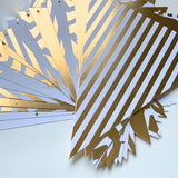 Party Flag Banner Kit - Metallic Gold - 20 x Flags