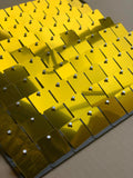 Gold Shimmer Wall Panels x 48 - 30cm x 30cm