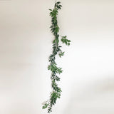 artificial eucalyptus leaf garland faux flowers greenery