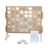 Guest Book - Signing Heart Stand - 56 Tokens