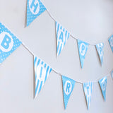 Happy Birthday Banner - Blue - 4.8m