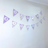 Happy Birthday Banner - Purple - 4.8m