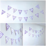 Happy Birthday Banner - Purple - 4.8m