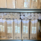 Table Runner - Hessian & White Lace - 2m
