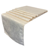 Jacquard Ivory Table Runner 
