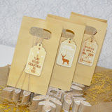 Kraft Lolly Bag - 4 Pack - 18cm
